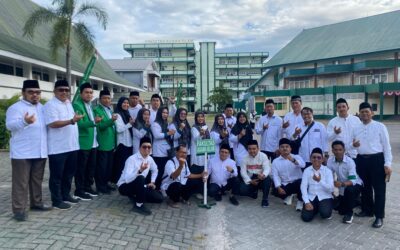 Sivitas Akademika Prodi PBA FAI UMI Ikuti Upacara HUT ke-80 RI di Lapangan Auditorium Al-Jibra